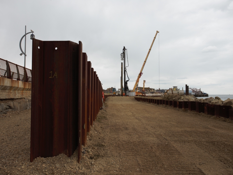 Piling at Southsea.