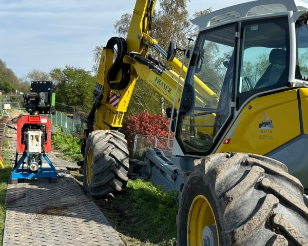 Spider excavator at RTWE