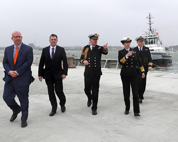 Princess Anne Opeining of Middle Jetty